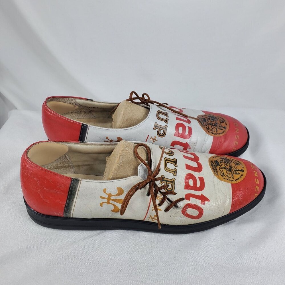 Icon Casual Shoes Pop Art Campbell's Tomato Soup Andy Warhol Size M 7.5 W 9.5 - Picture 4 of 13